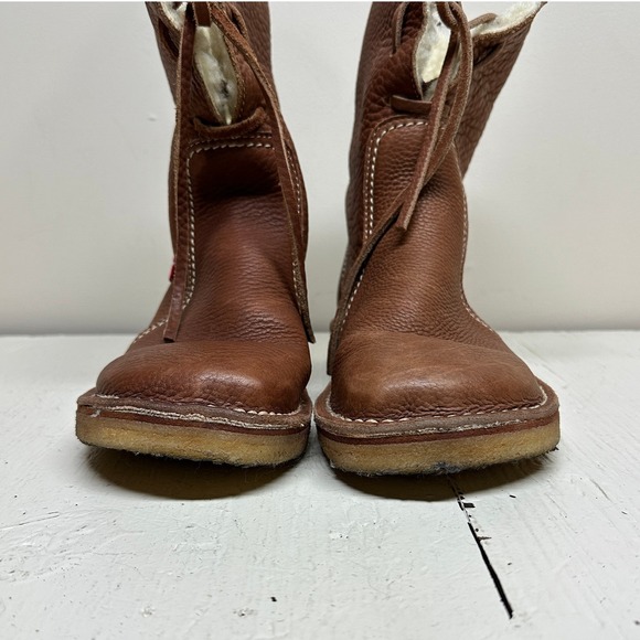 Duckfeet Arhaus Brown Leather Winter Boots
